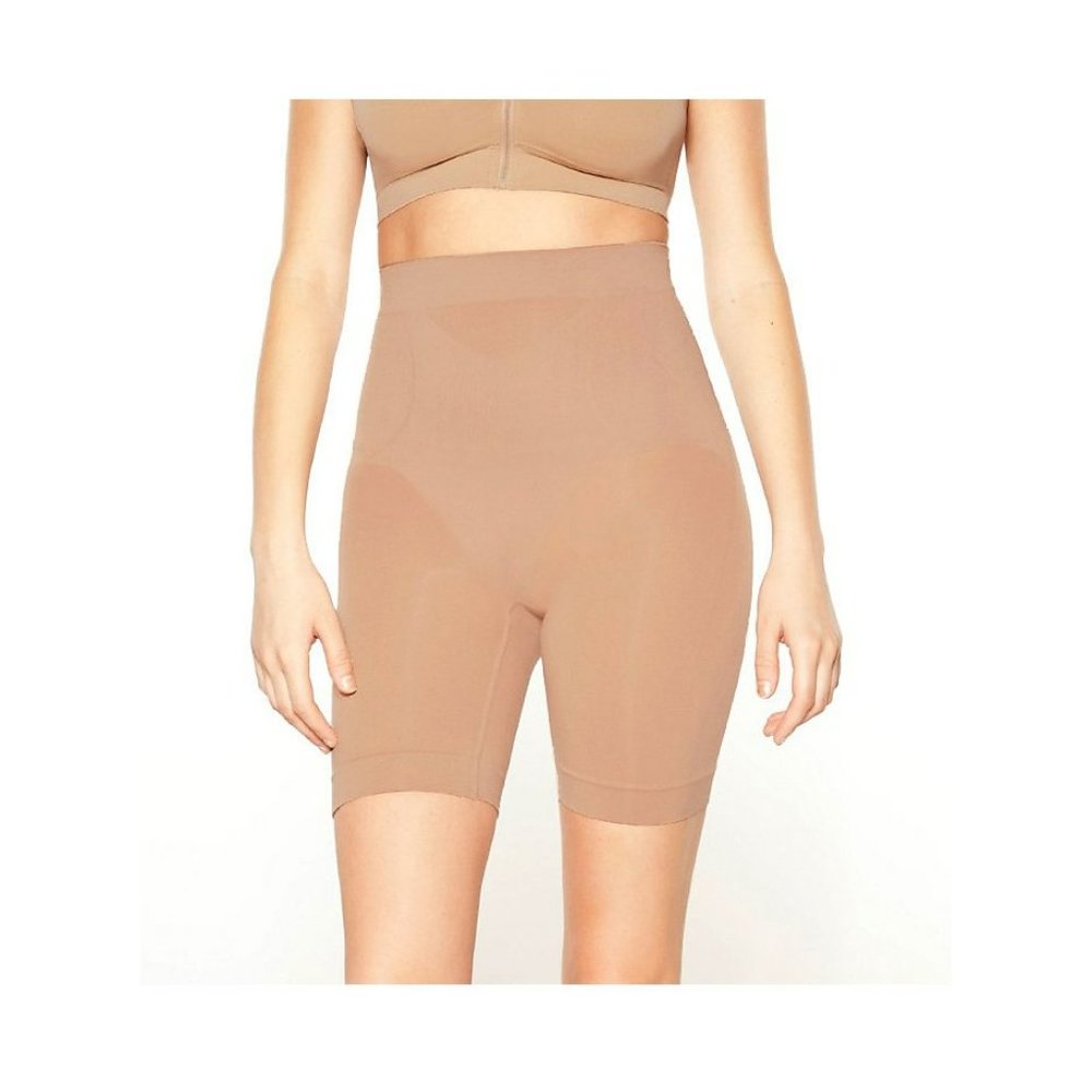 2 pair Rhonda Shear High Waist Smoothing Long Leg Panty 9815 – Size XL